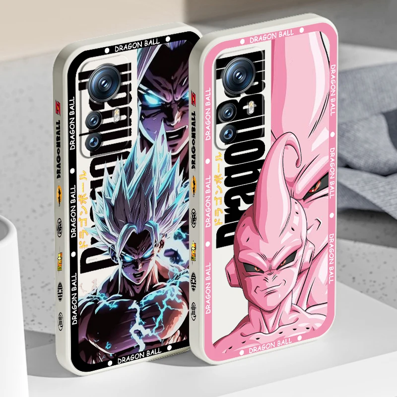 

D-Dragon Ball Gohan Goku Liquid Left Rope For Xiaomi Mi 14 13T 13 12T 12 11T 11i 11 A3 10T 10 9 Pro Lite Ultra 5G Cover