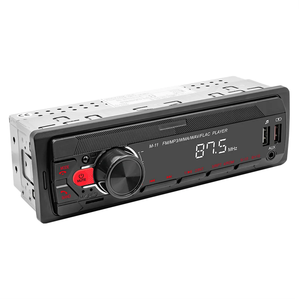 Bluetooth-Compatible Car Radio Player In-Dash Audio System Universal Hands-Free Calling RV Upgrade Accessories