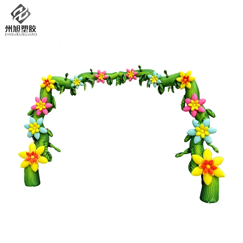 

Customized large inflatable flower plant arch model with blower Oxford cloth outdoor courtyard advertising decoration props