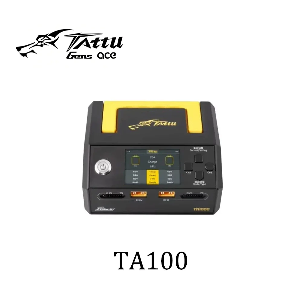 AvaCoreTATTU TA1000 Smart Drone Battery Charger G-Tech Dual Channel 1-7S 1000W 25A High Power For RC Aircraft FPV
