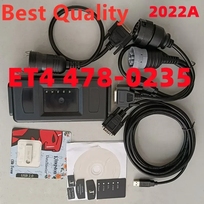 

2022A ET4 478-0235 Adapter For CAT Truck Excavator Diagnostic Tool Communication Large Factory