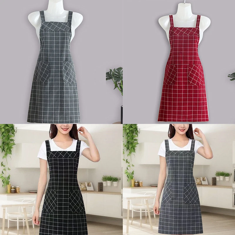 New Style Cotton Vest Home Kitchen Housework Apron Anti-fouling Autumn Fashion Waist Sling Korean Simple Style