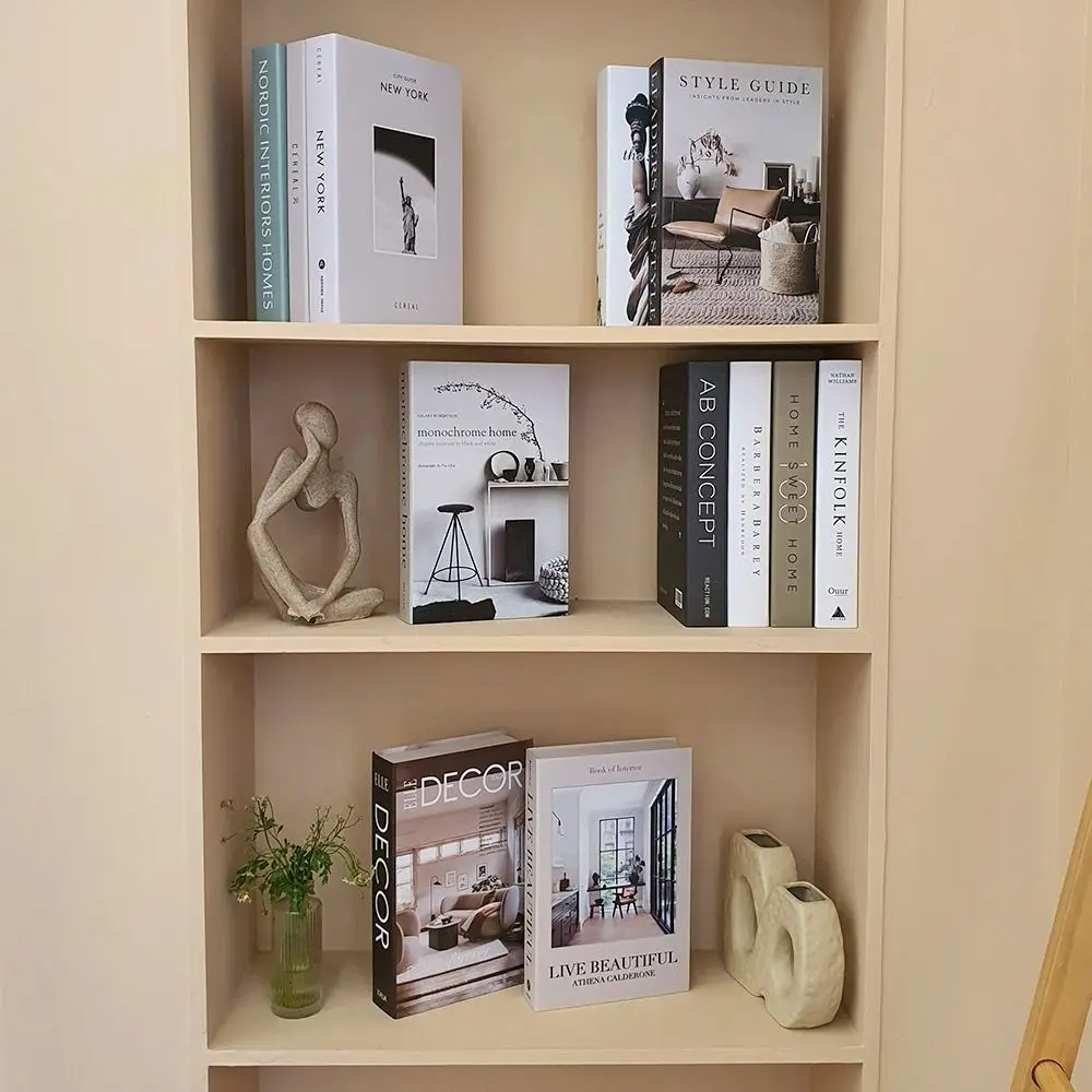 Simple Fashion Fake Books Ornament Simple Home Decor Decorative Book Coffee Table Decoration Shooting Props Bookshelf Decor