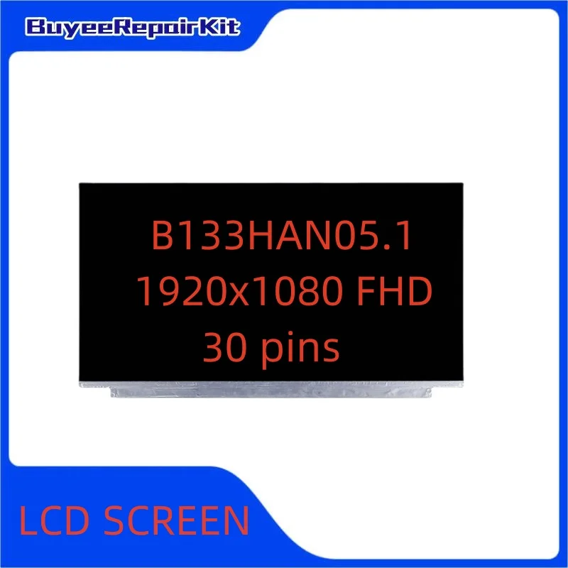 Imagem -04 - Tela Lcd Original 133 Atna33xc09 B133hak01.0 B133hak01.1 B133hak02.0 B133han05.1 B133han06.b 1920x1080 30 Pinos 40 Pinos