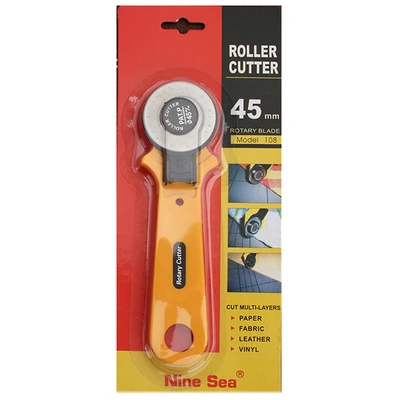 Wheel cutter round cutter hob Cut soft leather without pulling and deformation DIY leather cutting knife 28/45mm