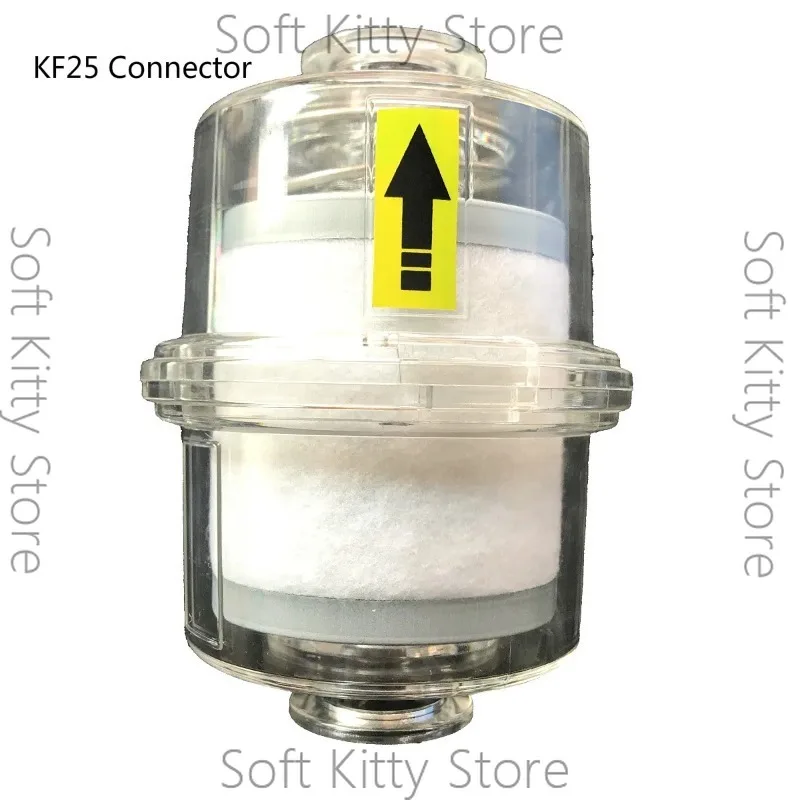 2XZ 2X series Vacuum pump oil mist filter/vacuum pump oil spray arrester/ fume separator exhaust filter KF25 KF40 interface