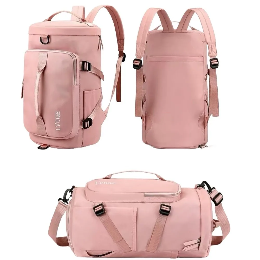 

Simple Large Capacity Travel Backpack Waterproof Lightweight Sports Fitness Bag Leisure Gym Duffle Bag Streetwear