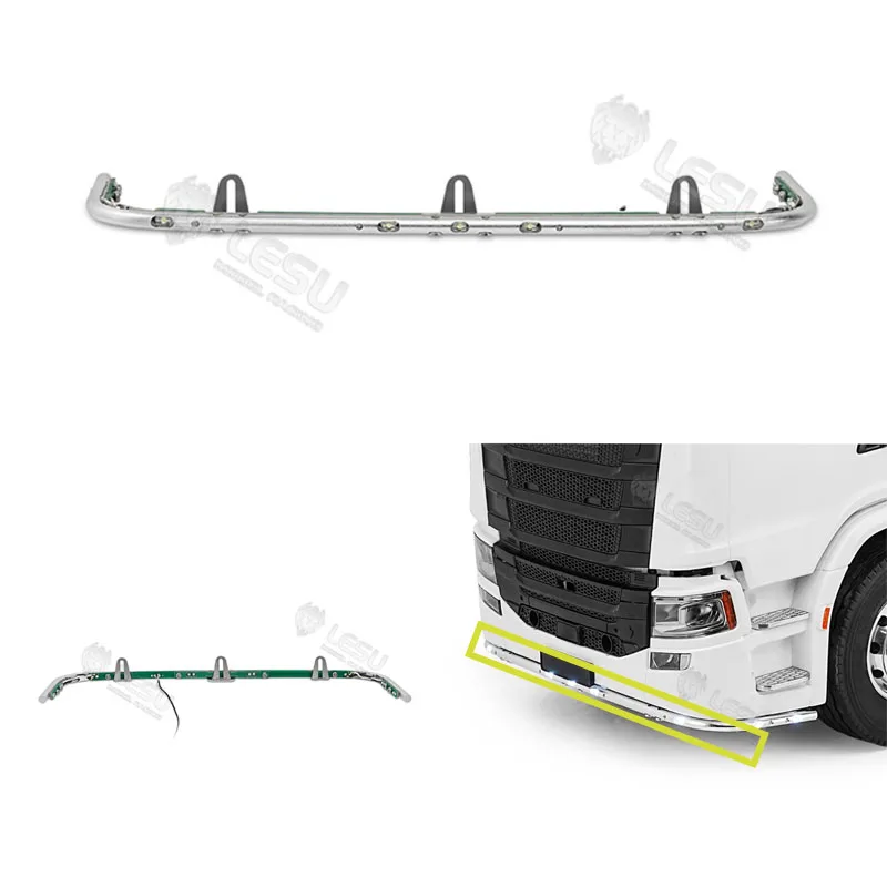 1/14 RC camión de juguete 770S barra baja LED luz de aleación de aluminio LESU S-1252-A para Tamiya 1/14 Rc Tractor camión 770S piezas Accesorios