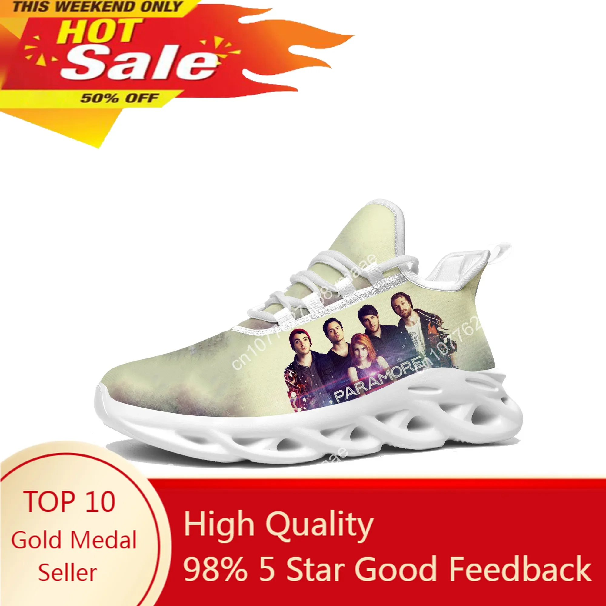 

Paramore Band Flats Sneakers Mens Womens Sports Running Shoes Riot High Quality Sneaker Customization Shoe Lace Up Mesh Footwear