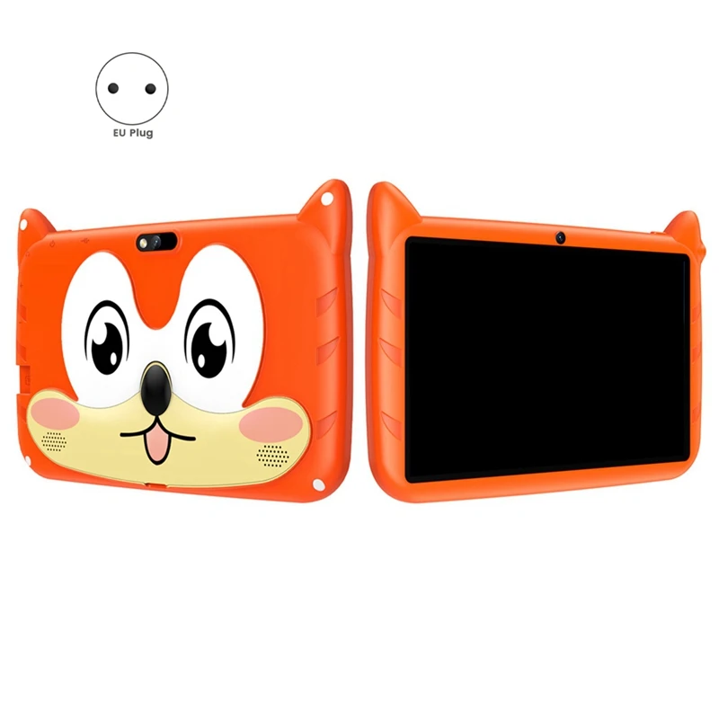 7-дюймовый детский планшет, Wi-Fi 5G, аккумулятор 4000 мАч, двойная камера, детский подарок, детское программное обеспечение, вилка европейского стандарта