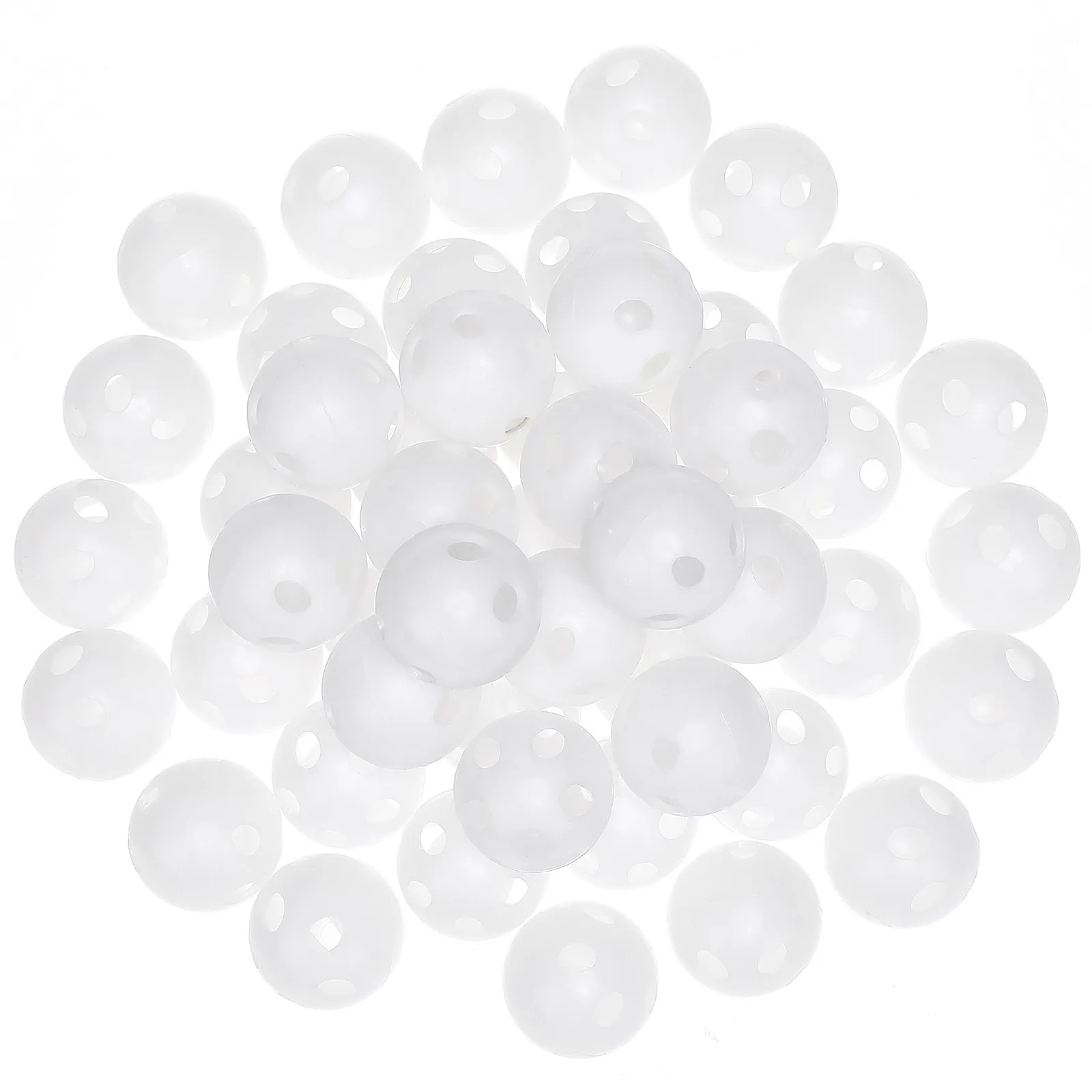 

50Pcs Rattle Balls Inserts for Puppet Making Craft DIY Noise Maker Fillers Plastic Sound Beads for Human Figure Art Supplies