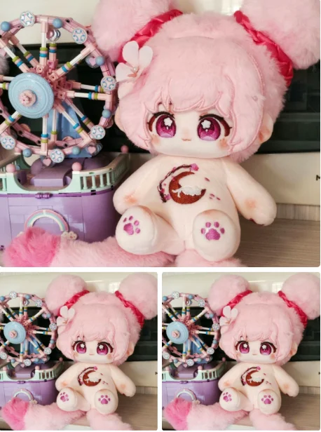 Game Honor of Kings Xiao Qiao 20cm Plush Cotton Figures Gift Role Play Kawaii Mascot  Birthday Gift Halloween Gift Collection
