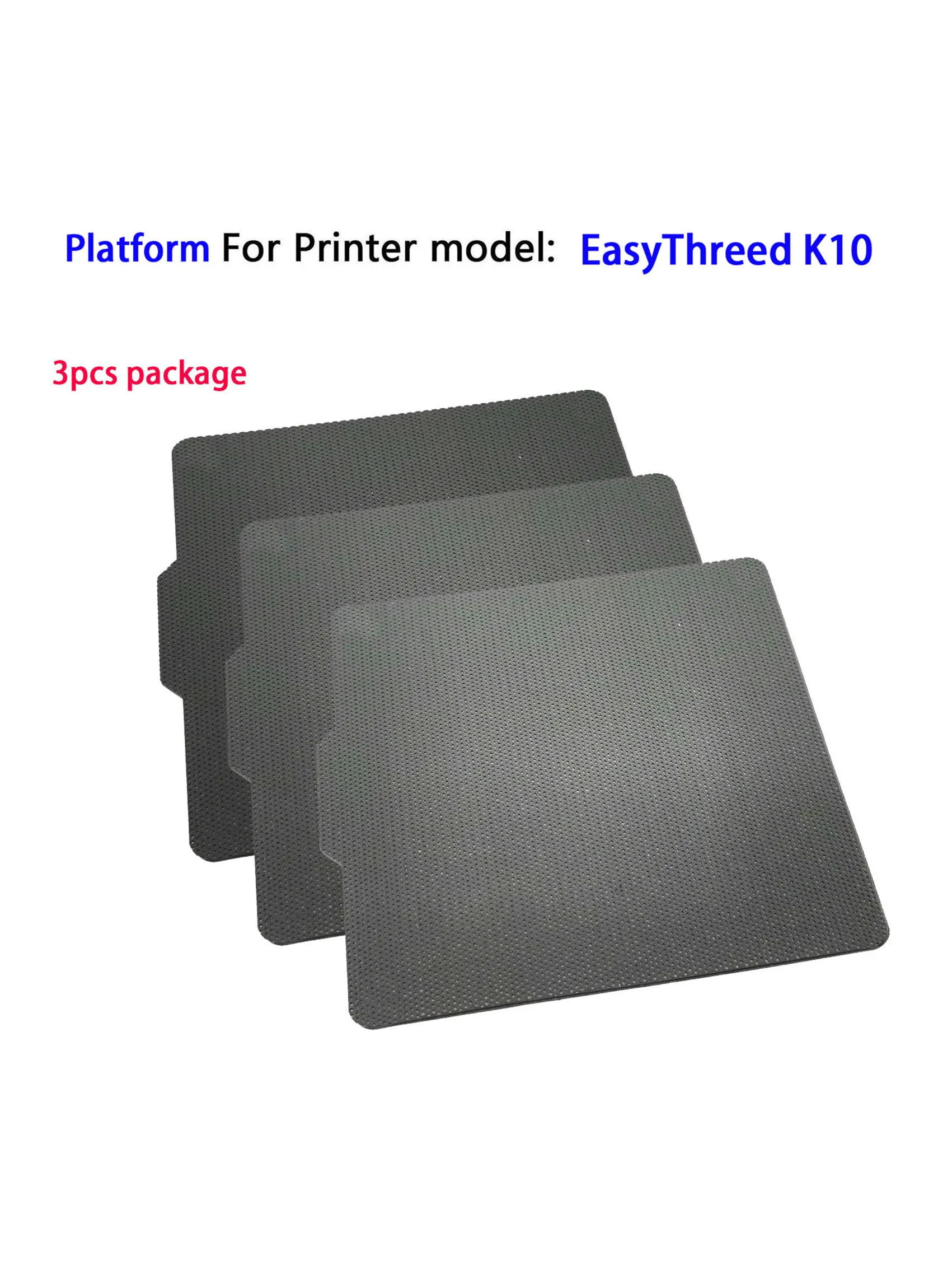 3 Stück Plattform für Easythreed K10 3D-Drucker