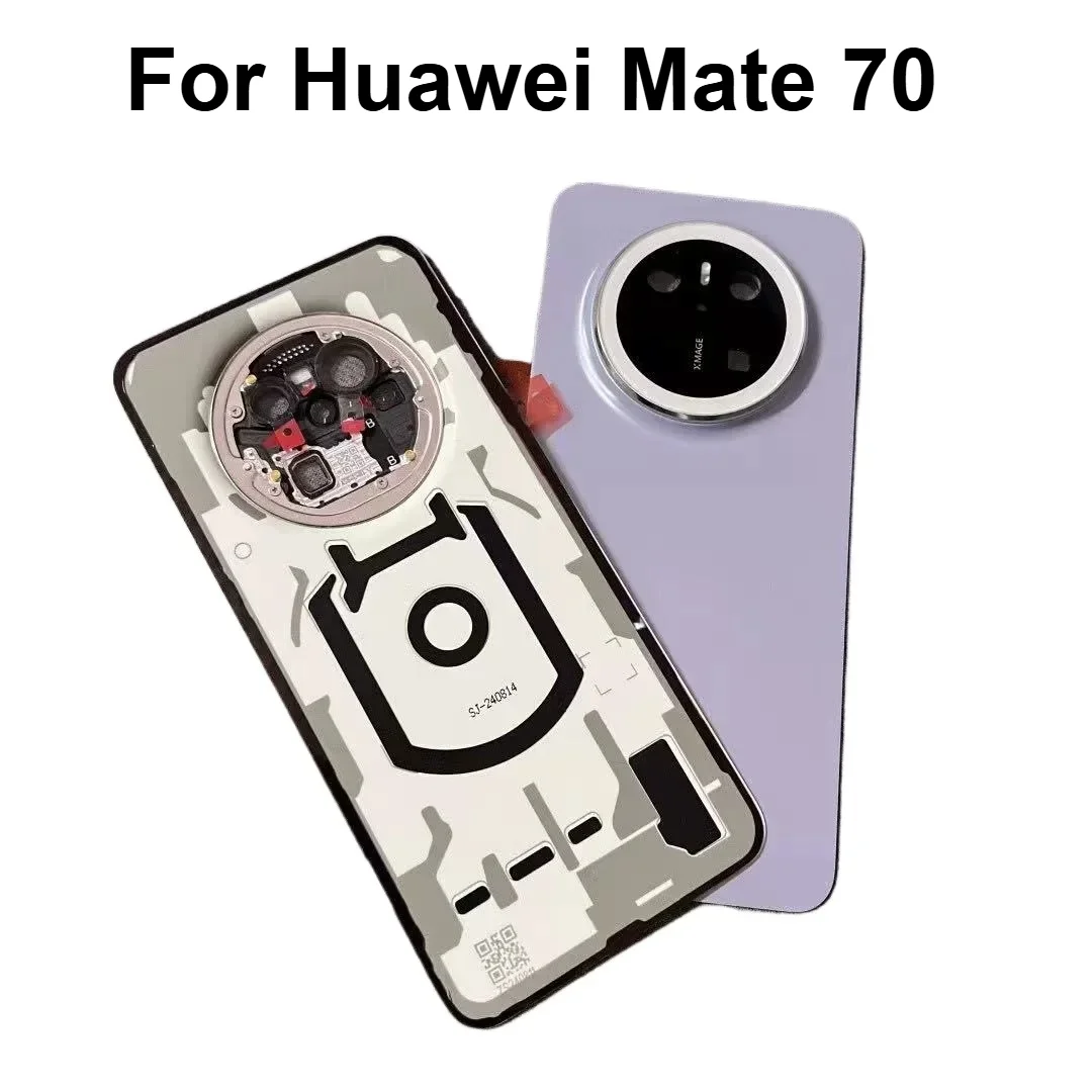 New Back Battery Cover For Huawei Mate 70 Back Cover Rear Door Housing Case  CLS-AL00 Back Cover Replacement With lenses