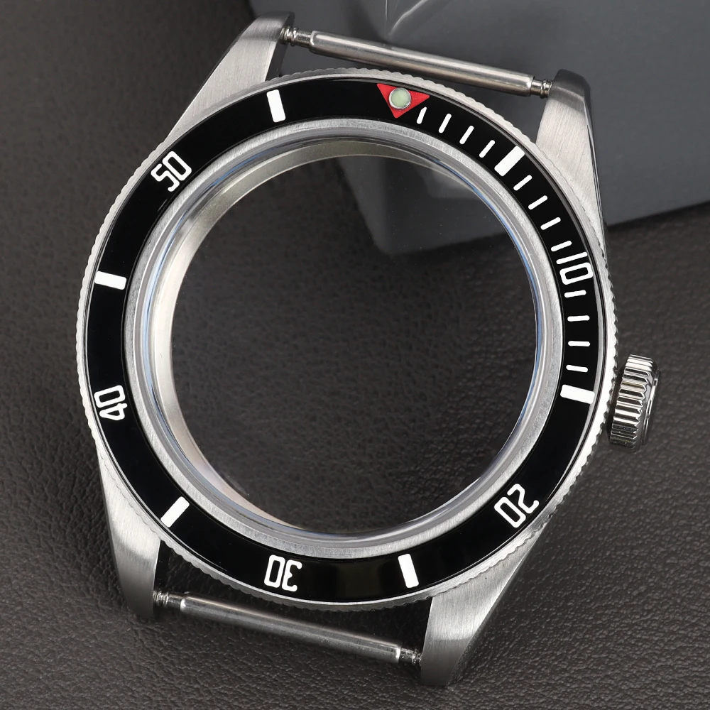 Vintage Case 39mm Water Resistant Watch Case Metal case AR Domed Sapphire For BB58 NH34 NH35 NH36 NH70 NH72 Movement 28.5mm Dial