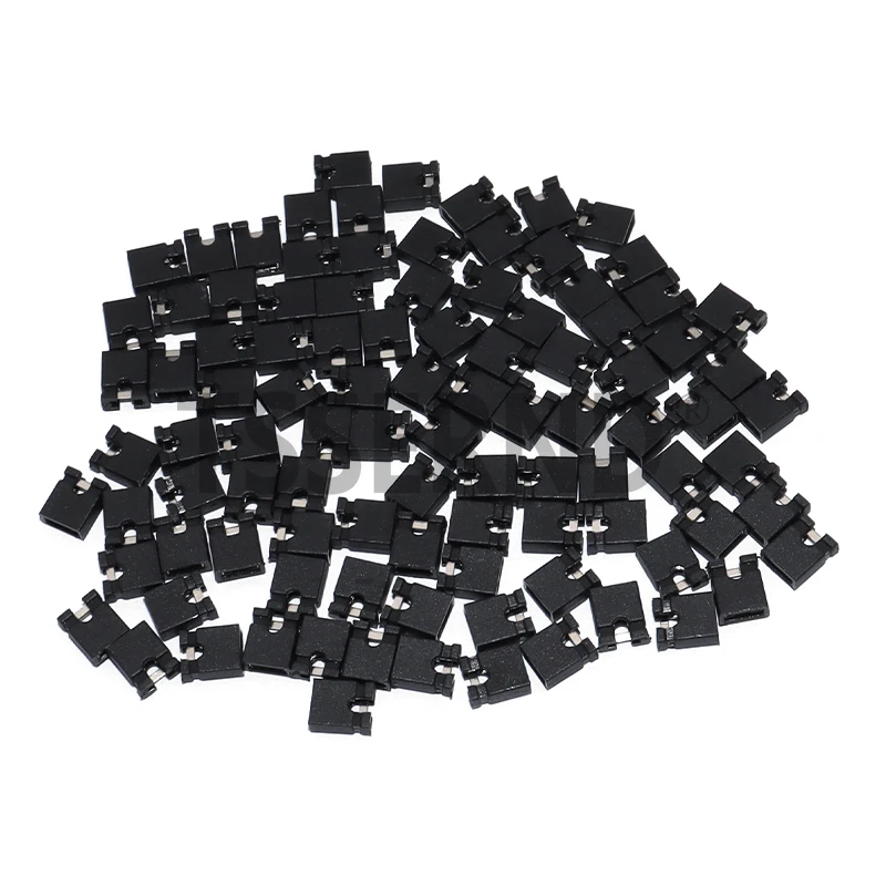 100PCS Pin Header Jumper Blocks Connector 2.54MM For 3 1/2 Hard Disk Drive CD/DVD Drive Motherboard and/or Expansion Card G25