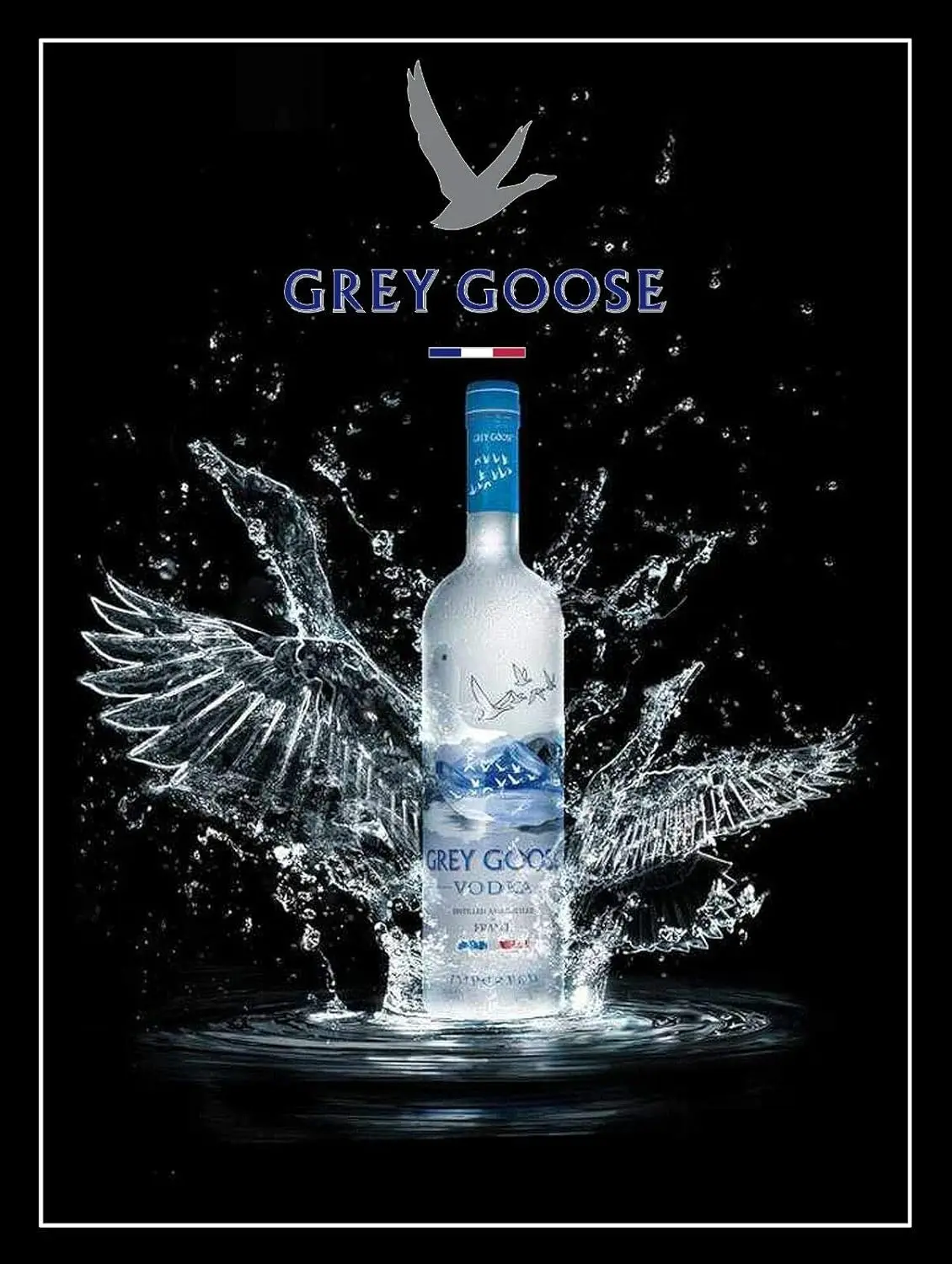 Metal Sign - Grey Goose Vodka Man Cave Bar Pub - 8;X12;Tin Sign