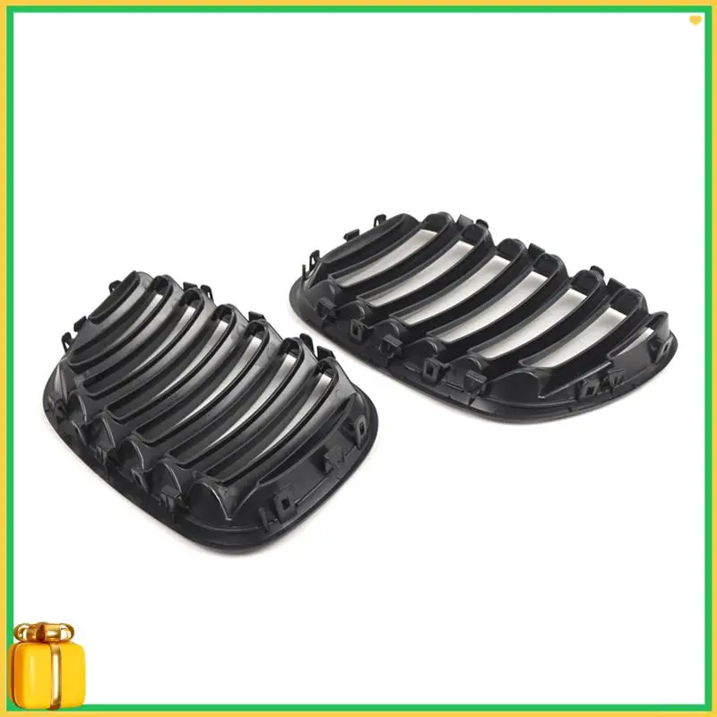 

Premium High-Quality Front Kidney Grilles For BMW X5 E53 LCI, Racing Style, 2004-2006 - OEM 51137113733, 51137113734