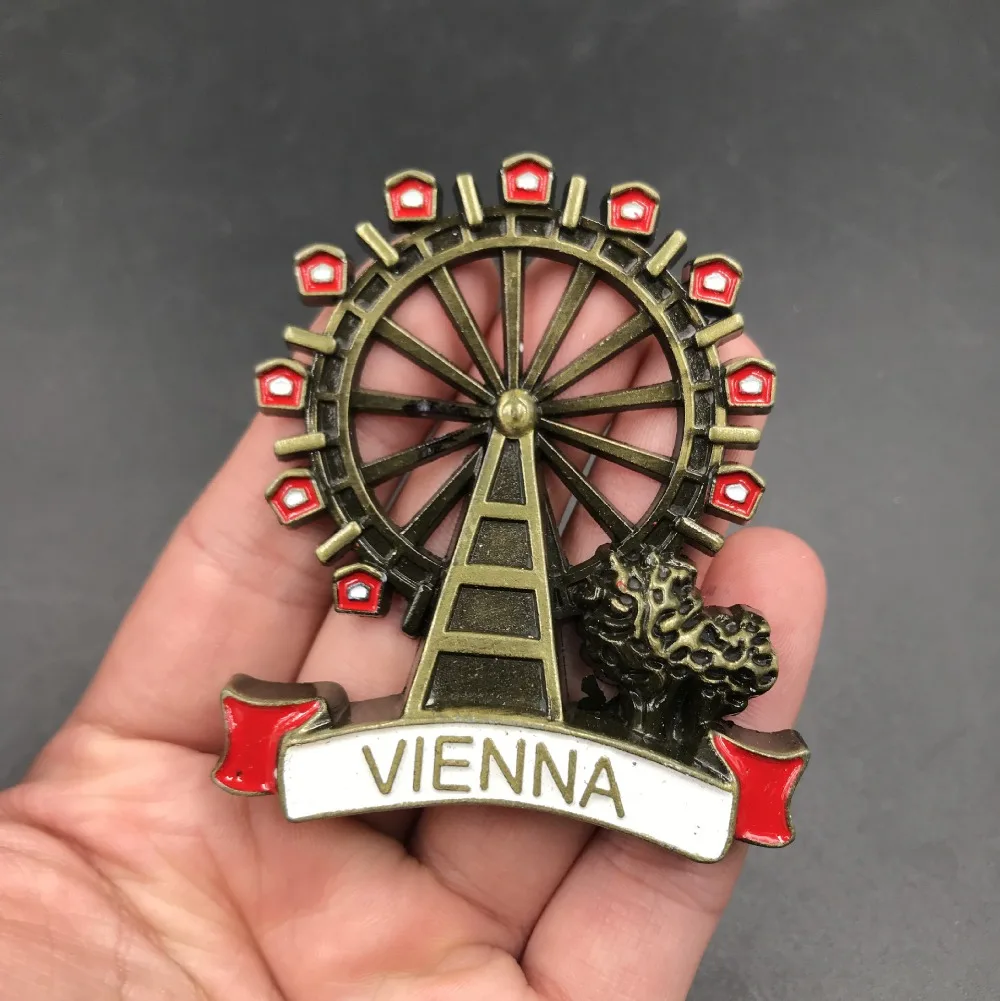 Vienna Fridge Magnets Home Decor Refrigerator Stickers Metal Austria Italy Souvenir Gift Idea