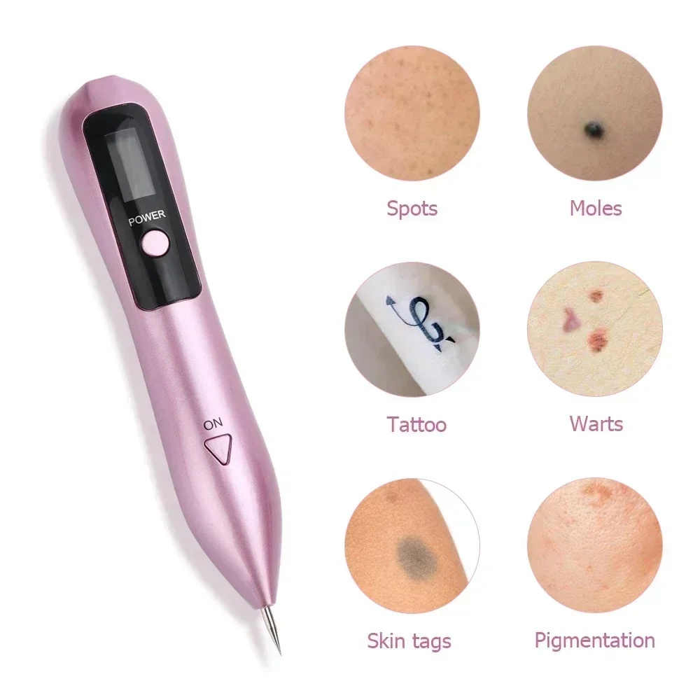 9 Level LCD Plasma Pen Laser Tattoo Mole Removal Machine LED Lighting Dark Spot Remover Freckle Wart Face Skin Tag Mole Removal