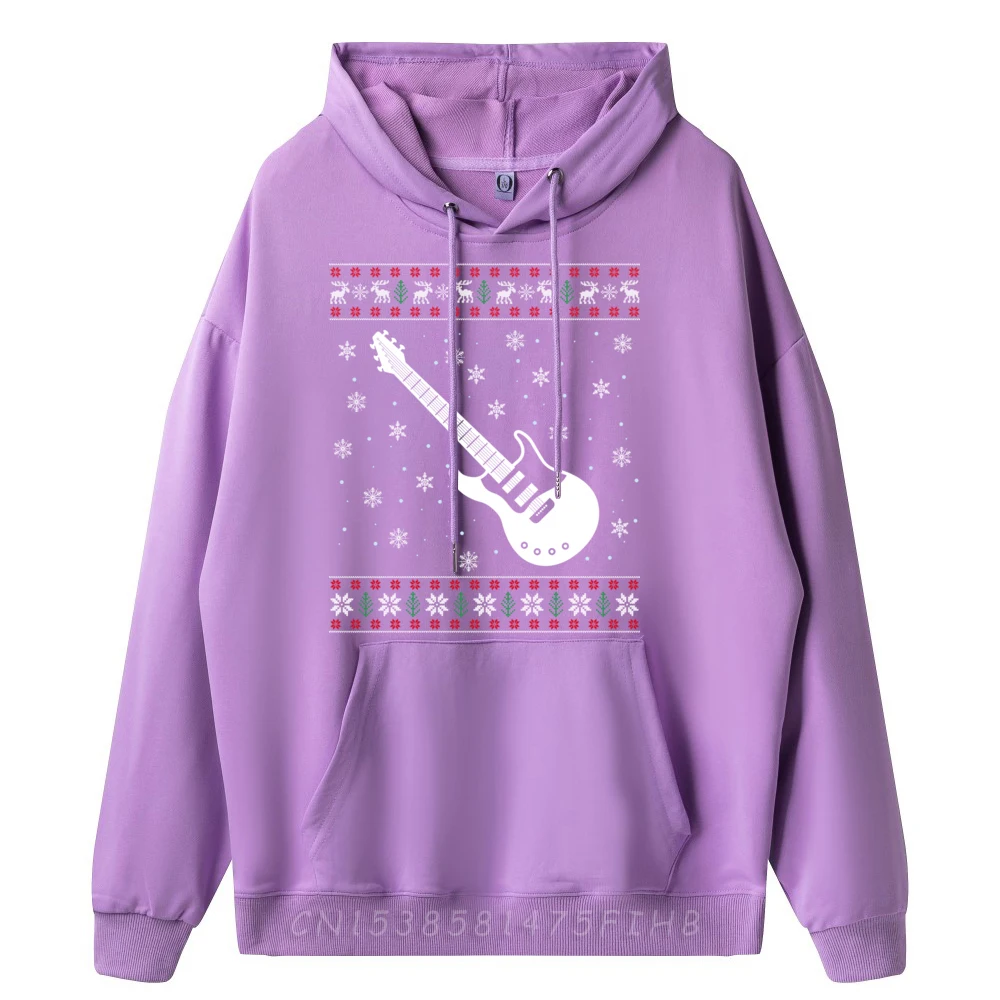 Guitar Music Lover Xmas Ugly Guitar Christmas Printed Sweater Luxury Sweater St Patrick's Day