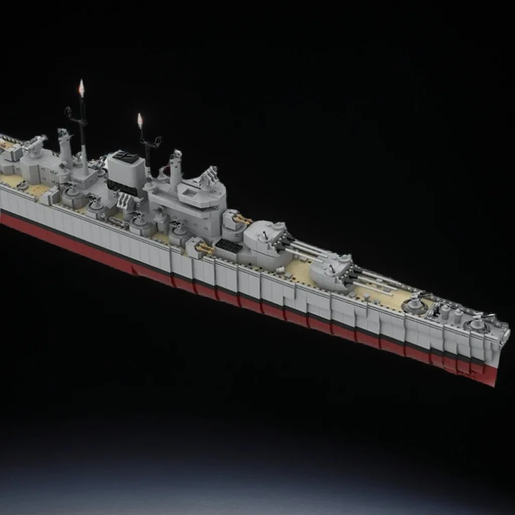 

4053Pcs USS Des Moines CA-134 MOC US Navy Heavy Cruiser Education Building diy Blocks Birthday Toys Gift