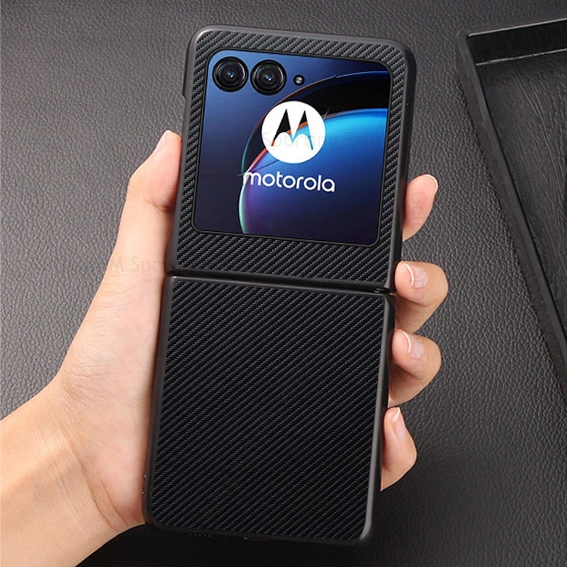 

Fundas For Motorola Razr 60 50 40 Ultra 5G Carbon Fiber Phone Shockproof Case For Razr gen 5 4 Ultra Slim Flip Cover Razr 50 40