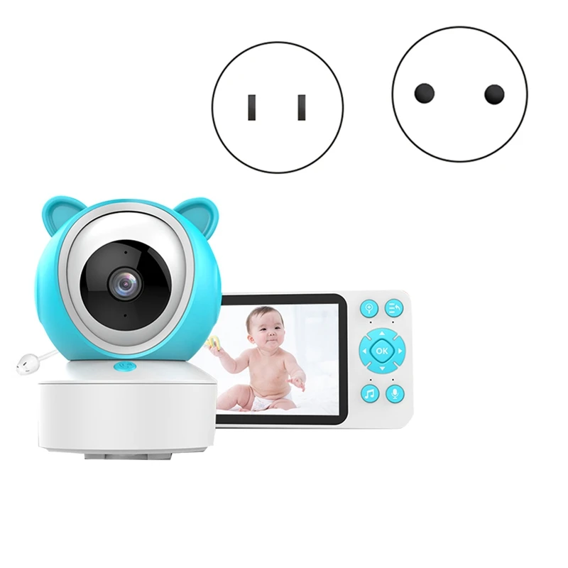 

New Tuya 5 Inch 1080P Wireles Baby Monitor Babyphone Security Video Camera Nanny HD Night Vision PTZ Camera