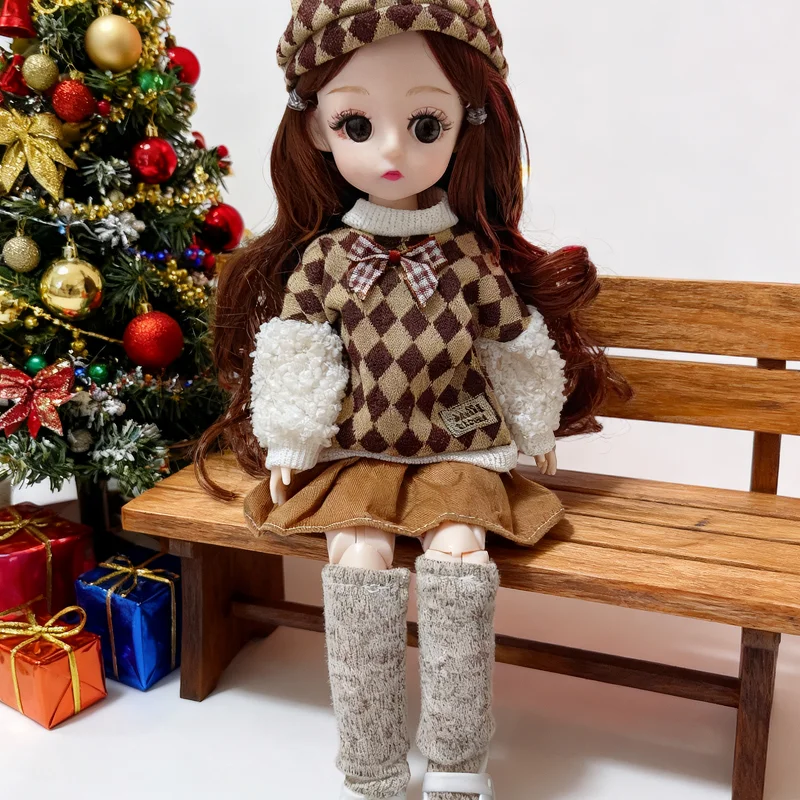 

30 см реалистичный макияж, стильная кукла BJD, подарок для девочек, новогодний подарок, подарок на день рождения, рождественский подарок, упаковка в подарочной упаковке