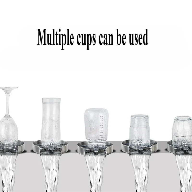 commercial cup washer at the bar, sink washing bottle coffee cup washer, kitchen high pressure cup washing artifact - view 6