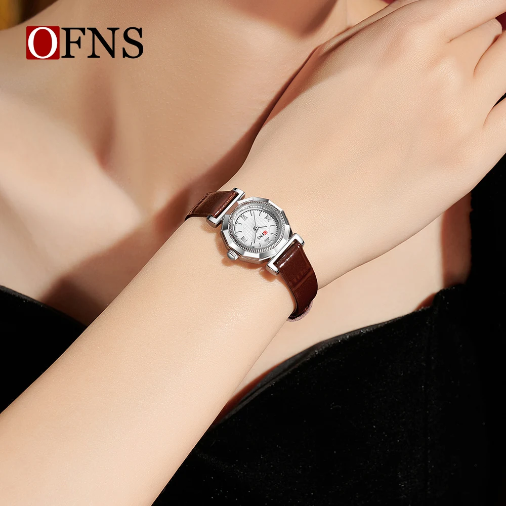 Бренд OFNS 1535, роскошные женские кварцевые часы, нишевые ретро, высококачественные римские деловые женские кварцевые часы 2025