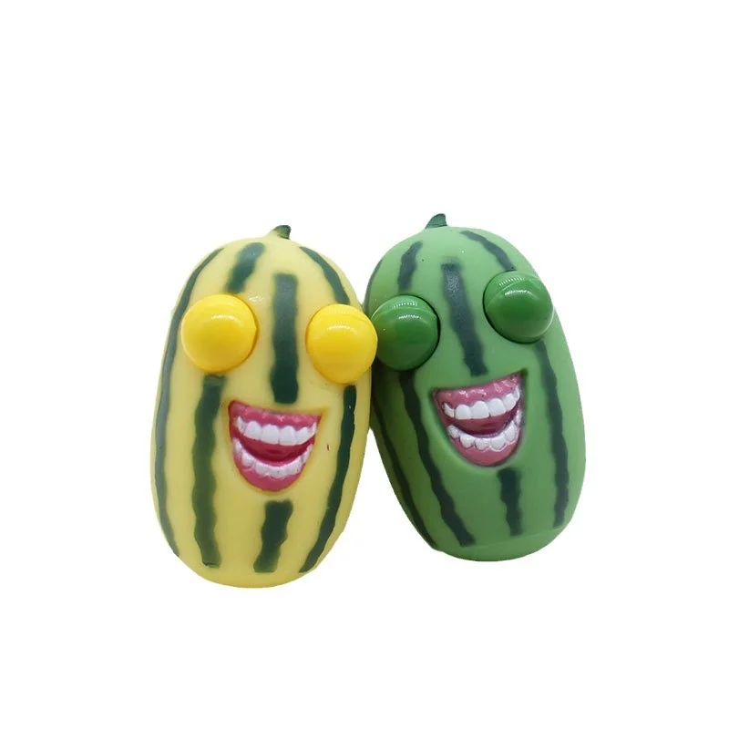 العين ظهرت البطيخ عصا قرصة الموسيقى المحمولة الضغط لعبة مكتب مضحك عيون جوجلي تنفيس الإجهاد المخلص #5