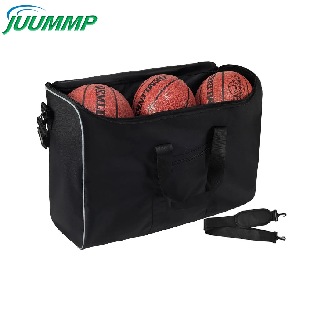 1PCS Heavy Duty Sports Ball Bag Holds 6 Balls, Extra Large Coach Travel Bag for Basketball Soccer Football Volleyball Training