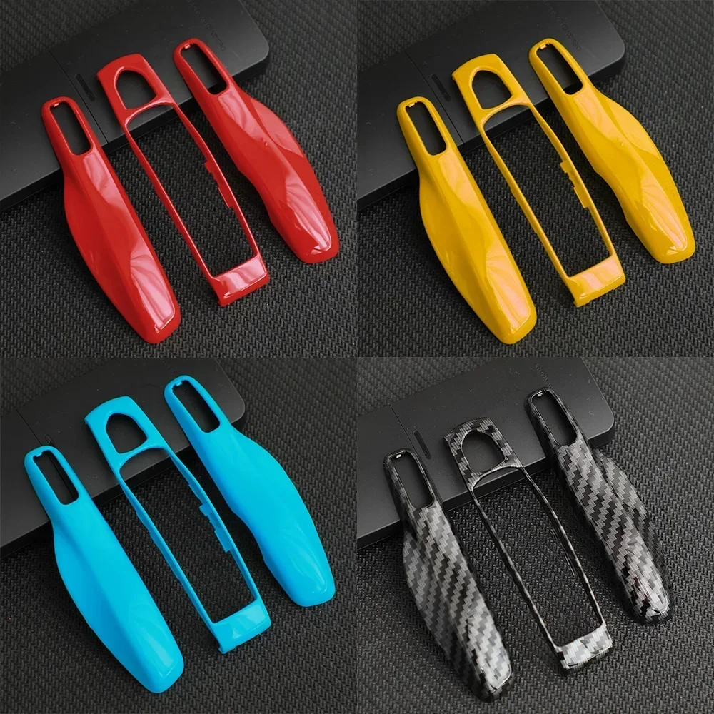 Car Smart Remote Key Case Fob Covers Set Shell for Porsche Panamera Spyder Carrera Macan Boxster Cayman Cayenne 911 970 981 991