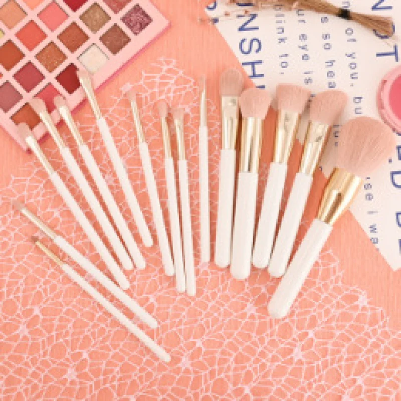 사진 스튜디오 메이크업 아티스트 Academy27메이크업 브러쉬 세트 프리미엄 섬유 강모 부드러운 강모 고급 나무 손잡이 브러쉬