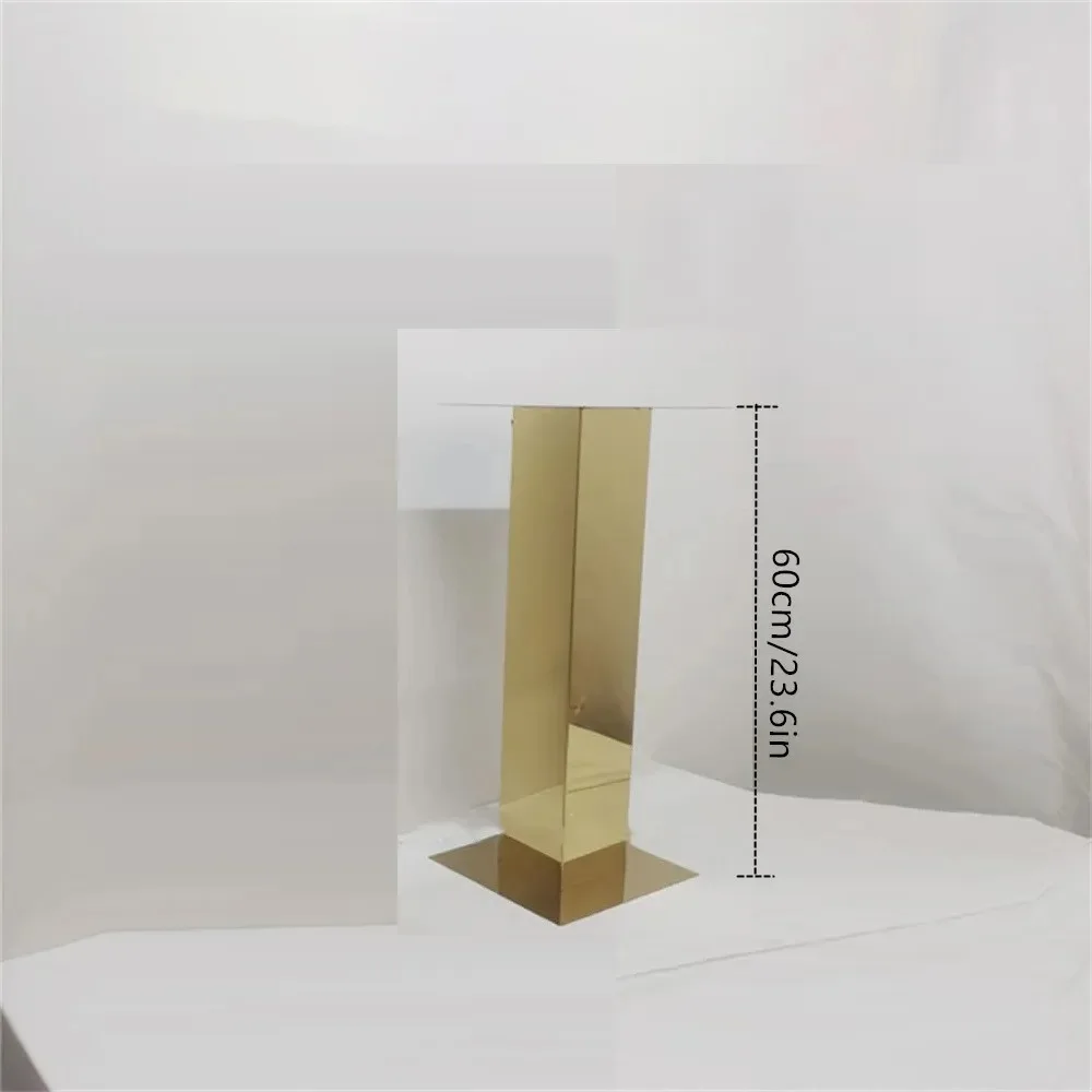 Metallvase & Blumenständer aus Edelstahl | Tischdekorationen für Hochzeiten – Wegdekoration für Partyveranstaltungen – Detail 9