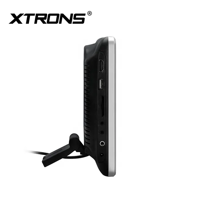 مشغل أقراص DVD بمسند رأس عالمي مقاس 10.1 بوصة من XTRONS يدعم 32 لعبة أصلية، ومشغل Mp5 لمراقبة السيارة #3