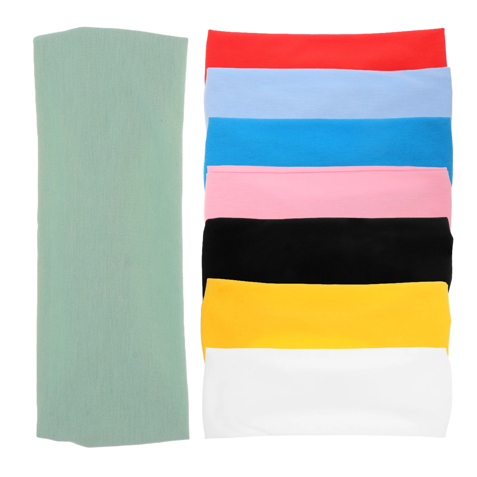 

8 Pcs Yoga Sweat Sucking Belt Gym Headbands for Women Sweatband Running Cotton Fitness