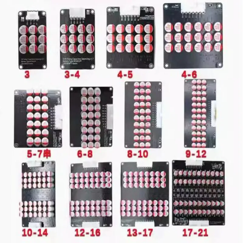 5A Active Balancer 3S 4S 5S 6S 7S 8S 9S 10S 11S 12S 13S 14S 15S 16S 17S Lifepo4/lipo/lto Battery Energy Capacitor Equalizer