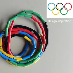 NEVERTOOLATE 9.3FT HARD BEADS (8.5mm PE beads)Freestyle jump skip rope beaded skipping fitness crossfit manb factory