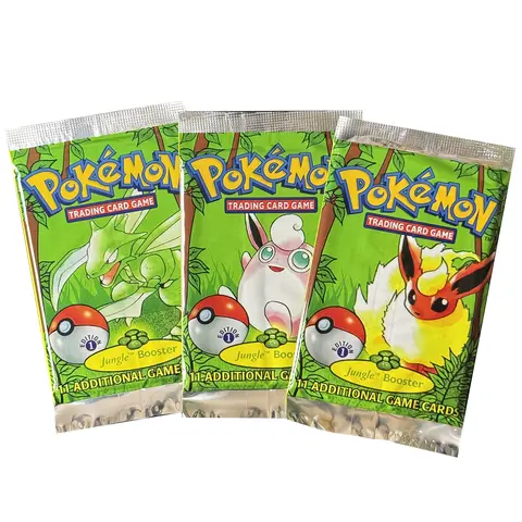 pokemon jungle set booster pack Box 1st Edition Each Jungle 1st Edition Booster Pack contains 11 random cards for Wizards of the Coast printed Jungle set Pokémon Jungle Booster Box TCG