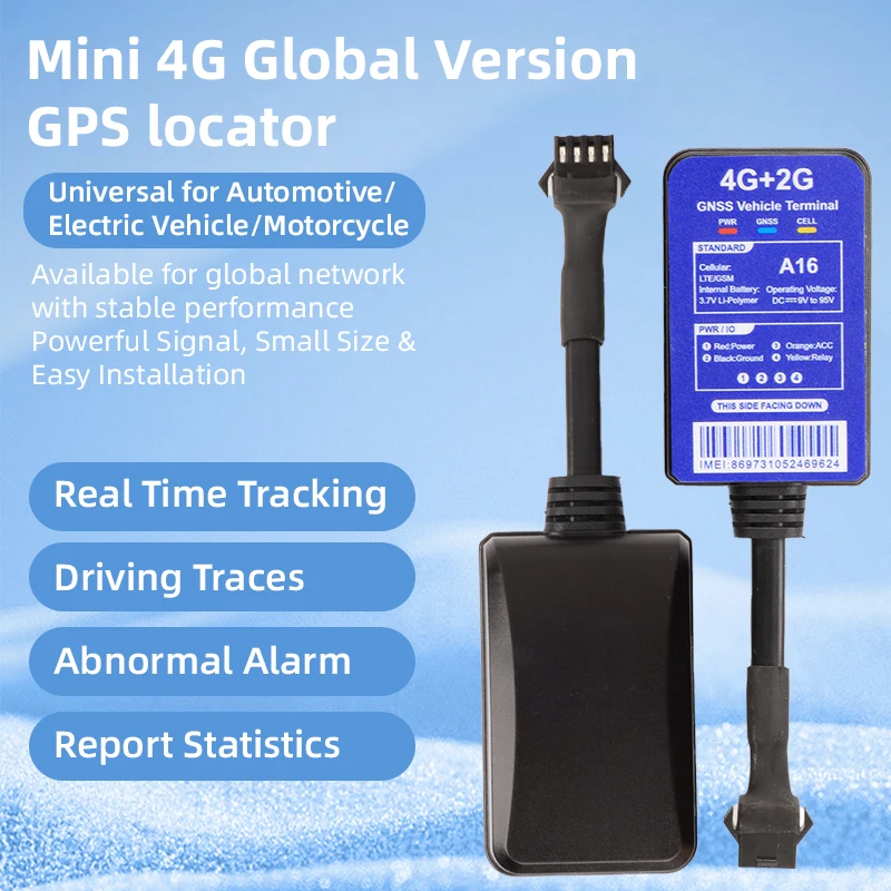 Mini GPS 4G A16 rastreador Tracker For Car IP67 Water Proof GPS Module PD22 For Motorcycle Mini J16 gps Locator