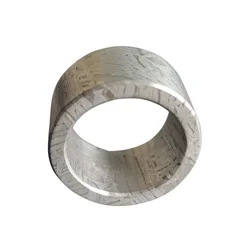 Muonionalusta Meteorite Iron meteorite ring Natural meteorite material ring Iron meteorite ring Collection