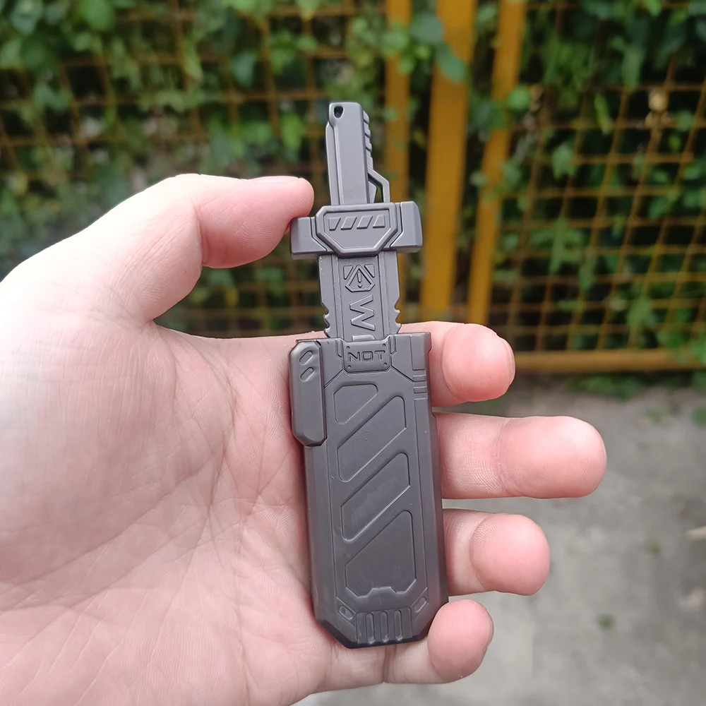 

EDC fingertip rebound push card sword push card mini fingertip toy relieves adult pressure magnetic element pendant gift