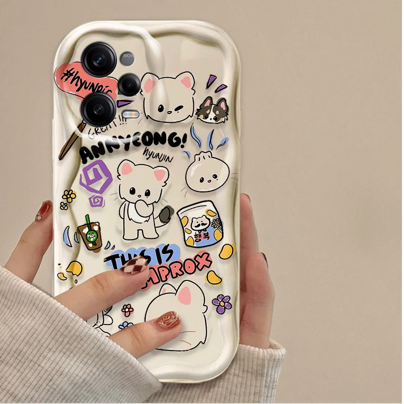 S-Stray Cartoon K-kids Phone Case for Xiaomi Redmi Note 14 13 12 11 10 9 Pro Plus 14S 12S 11S 10S 9S Redmi 14C 14R 13C 12 4G 5G