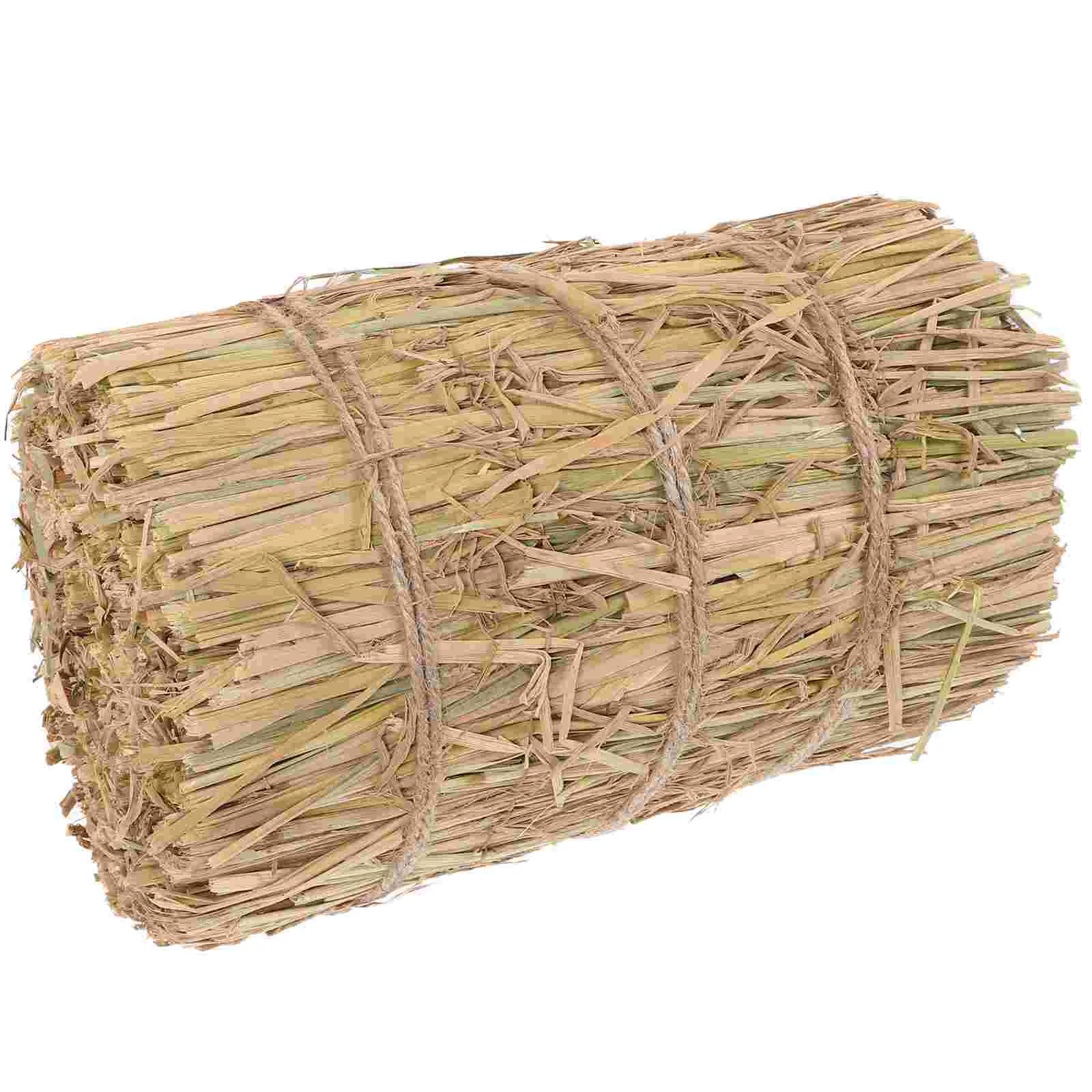 Haystack Decoration Outdoor Home Small Straw Bales Backdrop Decorations Household Natural