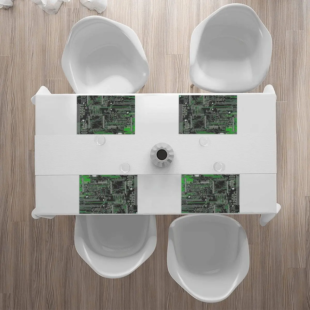 لوحة دوائر كهربائية خضراء تحديد الموقع لوحة مقاومة للحرارة حصيرة لطاولة الطعام وعاء كوستر ديكور المنزل الحصير سوبر ماصة