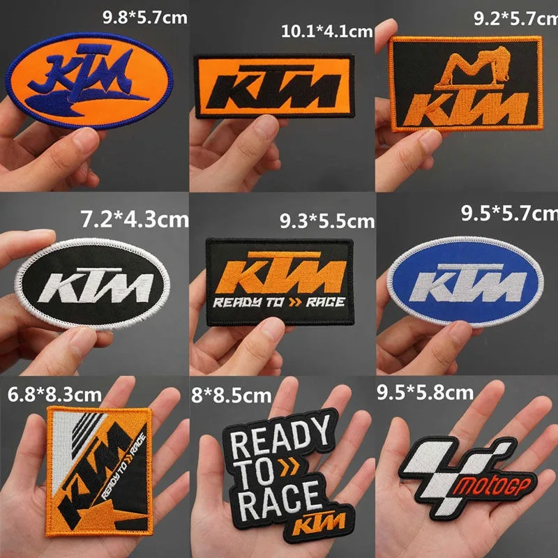 Мотоциклетные вышитые тканевые наклейки