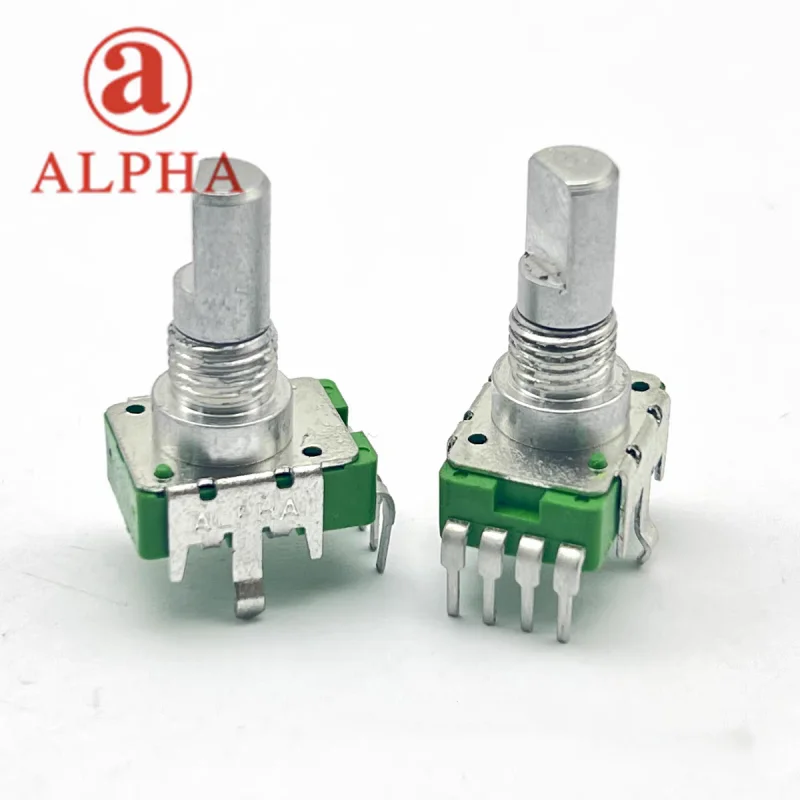 1pcs，360 degree rotary potentiometer，RV113，B20K，4Pin，The shaft length is 15mm