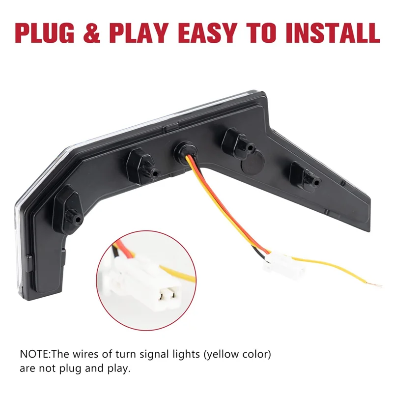 

NEW-Front Fang Accent Lights Kit, Signature Light With LED Turn Signal For Polaris RZR XP 4 1000/RZR 900 XC 900S Parts